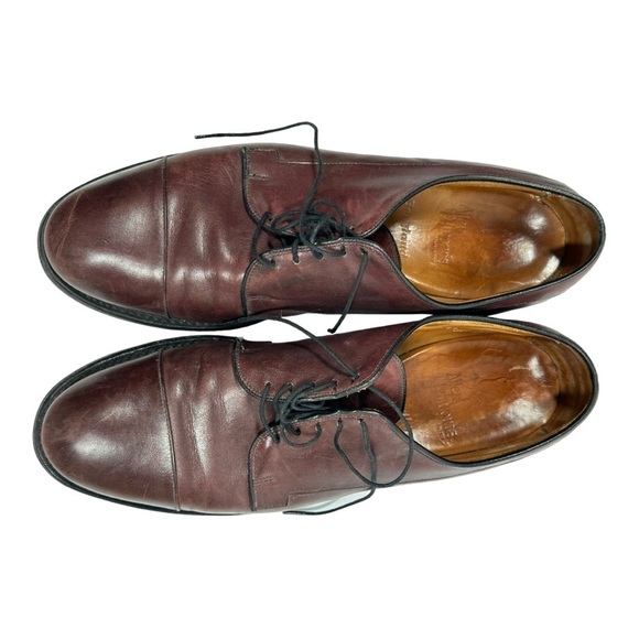 Allen Edmonds Bergland Lace-Up Oxford Shoe Cap Toe Merlot Leather Men\'s 11 B main image 6